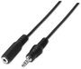 Nanocable 10.24.0201 Cable de Audio Estéreo Jack 3.5mm Macho a Hembra 1,5m